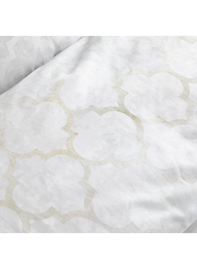 Primaviera Deluxe Dekbedovertrek Daytona Wit - Katoensatijn