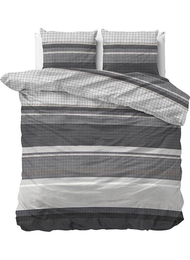 Primaviera Deluxe Dekbedovertrek Bohemian Taupe - Katoensatijn