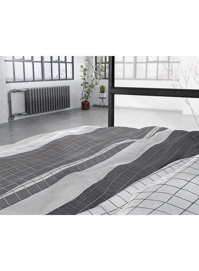 Primaviera Deluxe Dekbedovertrek Bohemian Taupe - Katoensatijn