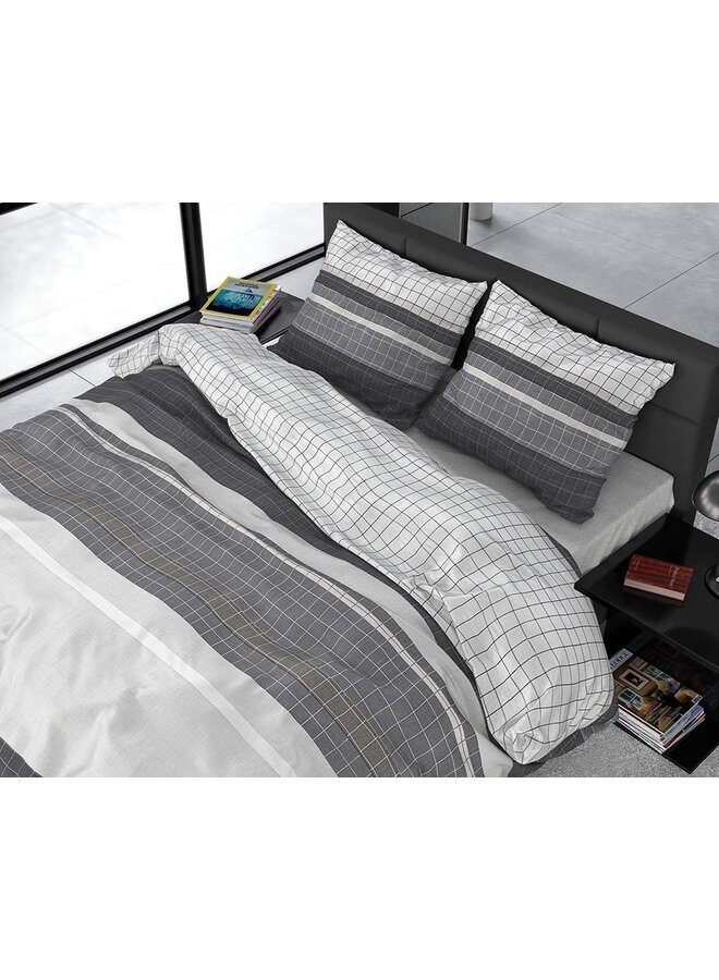 Primaviera Deluxe Dekbedovertrek Bohemian Taupe - Katoensatijn