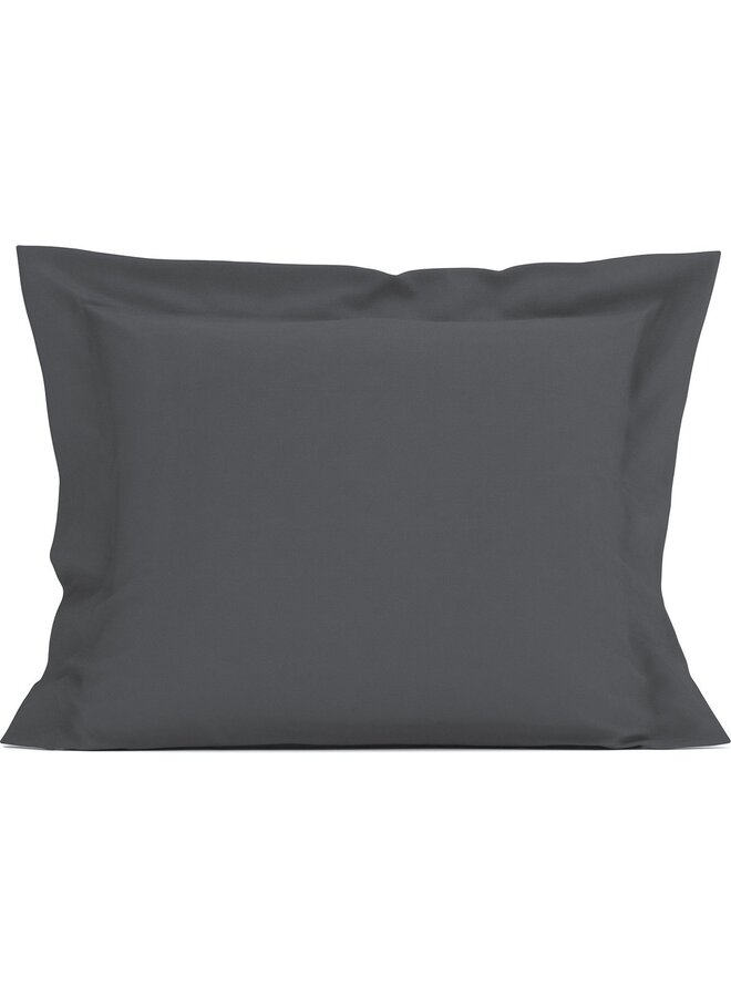 Heckett & Lane Kussenslopen (Set Van 2) Classic Antraciet - 60x70 - Katoensatijn