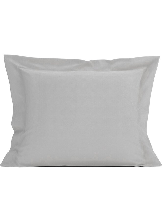 Heckett & Lane Kussenslopen Volant (Set Van 2) Glacier Grijs - 60x70 - Katoensatijn