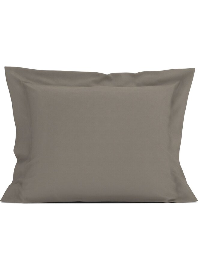Kussenslopen Volant (Set Van 2) Taupe - 60x70 - Katoensatijn