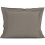 Heckett & Lane Kussenslopen Volant (Set Van 2) Taupe - 60x70 - Katoensatijn
