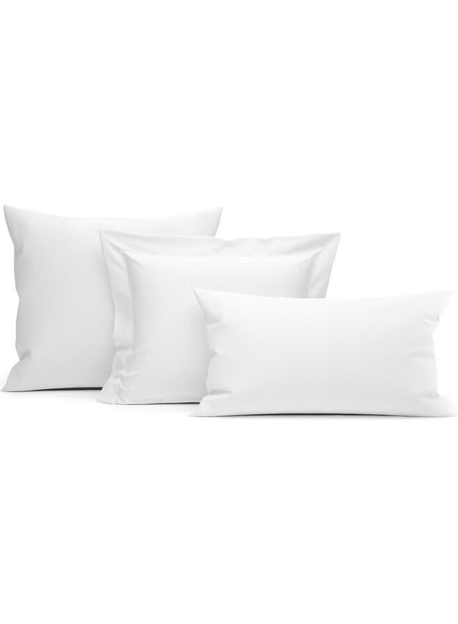 Heckett & Lane Kussenslopen Elementi Wit - Set Van 2 - Katoensatijn