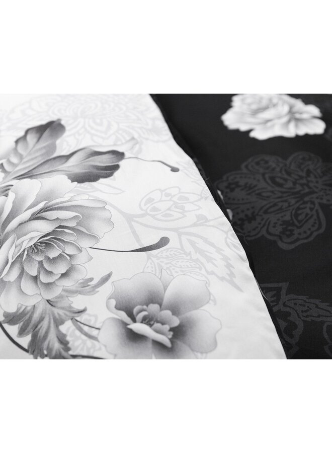 Primaviera Deluxe Dekbedovertrek Hayley Zwart - Katoensatijn