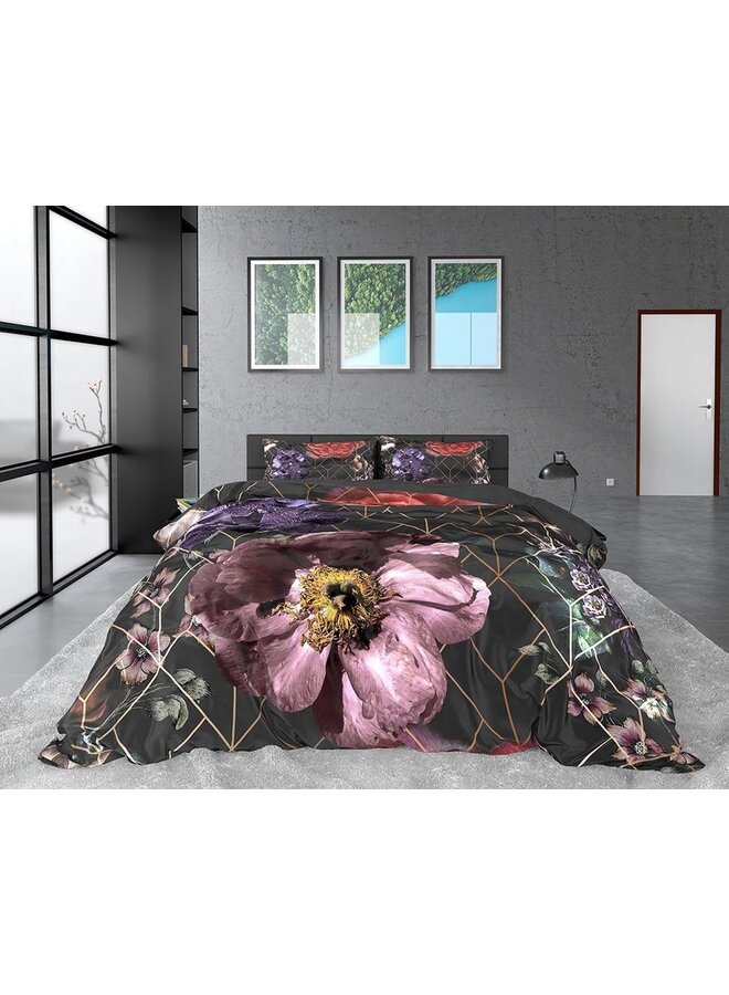 Primaviera Deluxe Dekbedovertrek Larissa Bordeaux - Katoensatijn