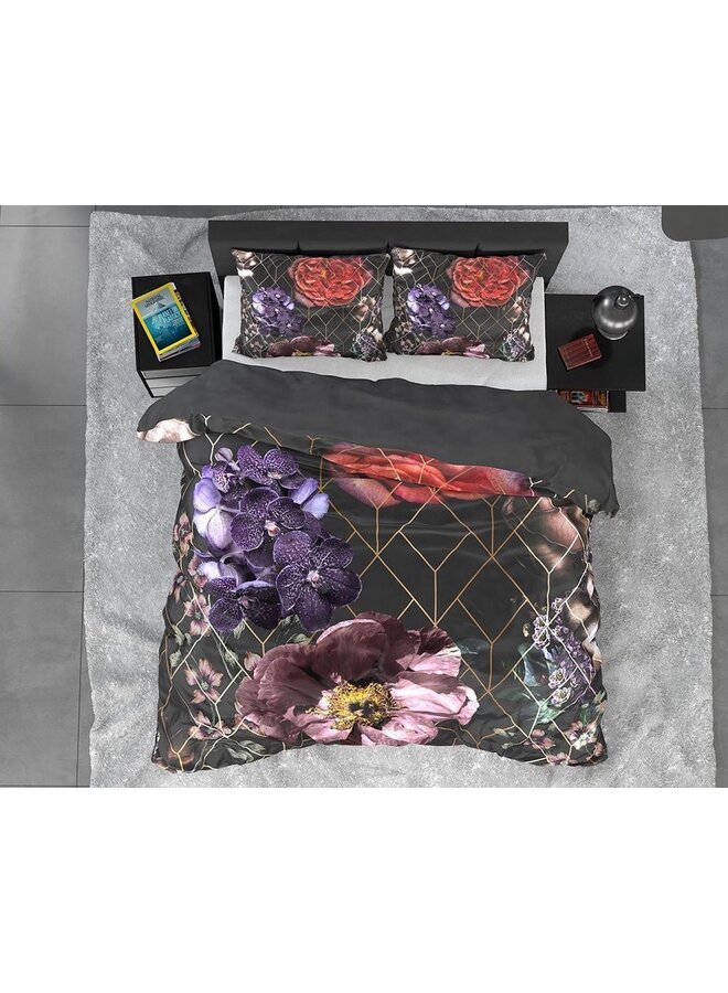 Primaviera Deluxe Dekbedovertrek Larissa Bordeaux - Katoensatijn