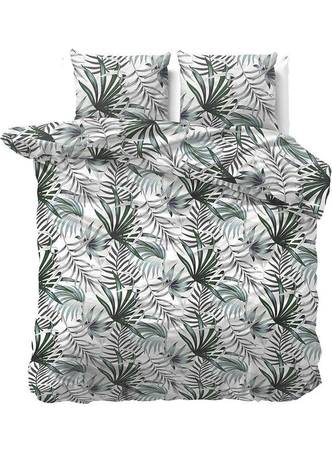 Dekbedovertrek Botanical Groen - Flanel