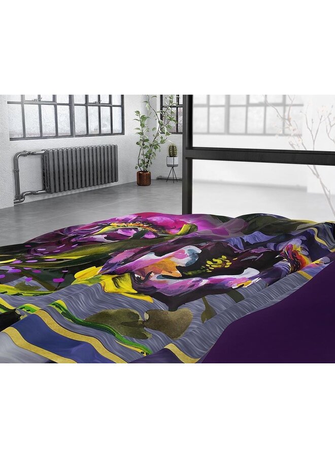 Primaviera Deluxe Dekbedovertrek Kannieta Paars - Katoensatijn