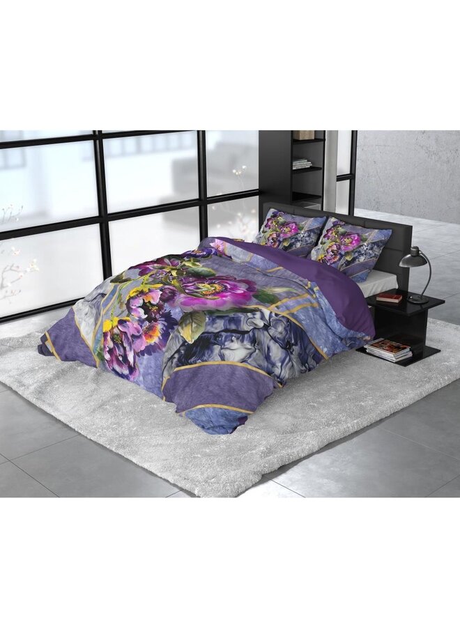 Primaviera Deluxe Dekbedovertrek Kannieta Paars - Katoensatijn
