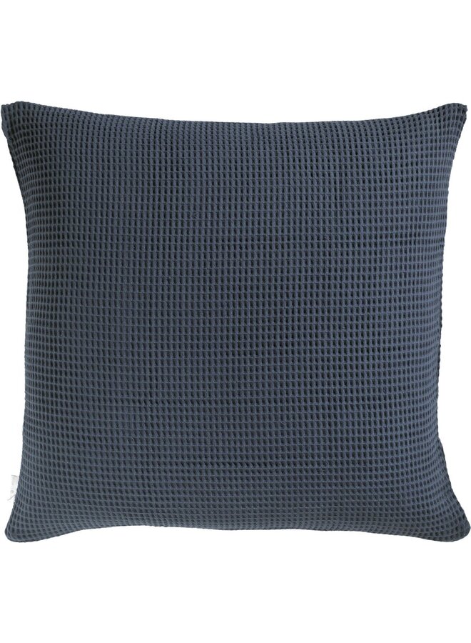 Kussenslopen Wafel (Set Van 2) Isignia Blauw - 80x80 - Katoen