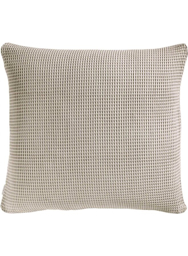 Heckett & Lane Kussenslopen Wafel (Set Van 2) Glacier Grijs - 80x80 - Katoen