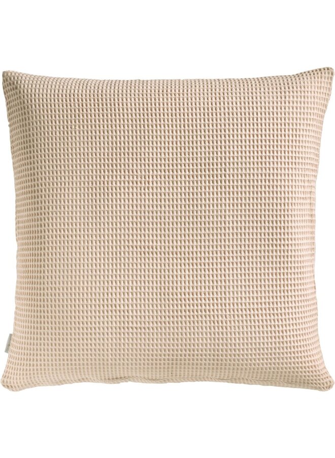 Kussenslopen Wafel (Set Van 2) Rosewater Roze - 80x80 - Katoen