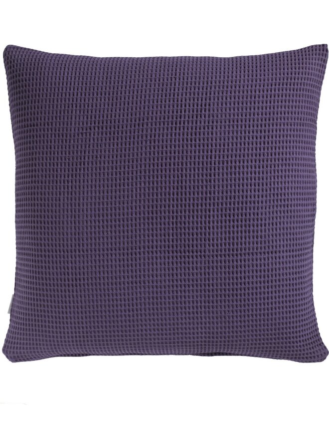 Heckett & Lane Kussenslopen Wafel (Set Van 2) Paars - 80x80 - Katoen