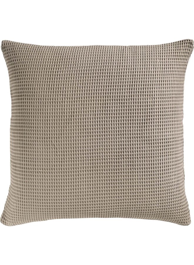 Heckett & Lane Kussenslopen Wafel (Set Van 2) Taupe - 80x80 - Katoen