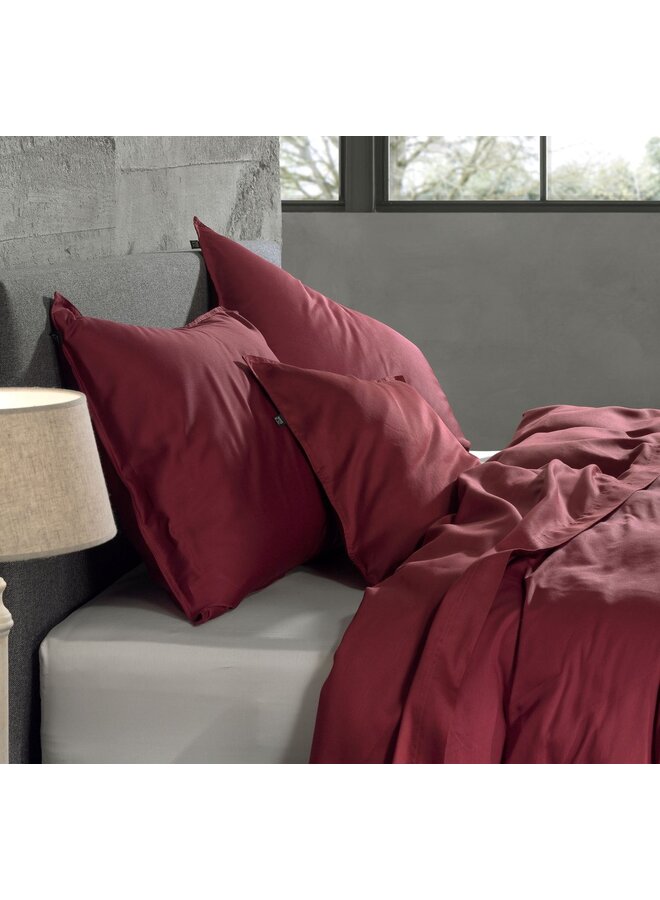 ZO! Home Kussenslopen (Set Van 2) Spicy Rood - 60x70 - Katoensatijn