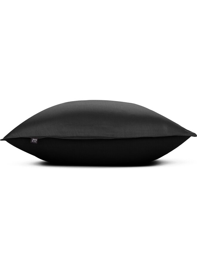 Kussenslopen (Set Van 2) Night Zwart - 60x70 - Katoensatijn