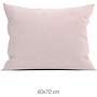 ZO! Home Katoen Kussenslopen Lino (Set van 2) Roze - 60x70 - Katoen