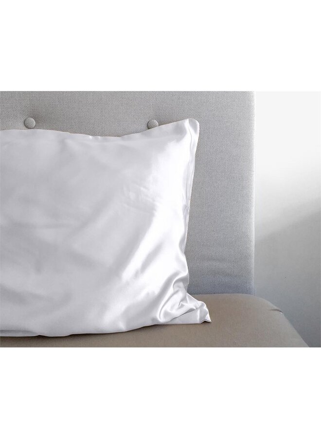 Beauty Skin Cara Kussenslopen (Set van 2) Wit - 60x70 - Satijn