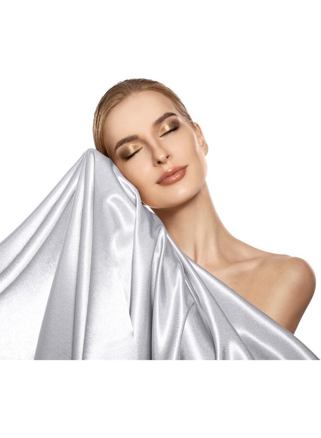 Beauty Skin Cara Kussenslopen (Set van 2) Wit - 60x70 - Satijn