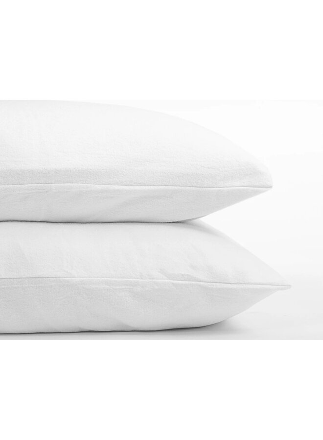 Molton Kussenslopen (Set Van 2) - 60x70 - Katoen/Polyester