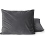 2x Sleeptime Velvet Kussenslopen Antraciet - 60x70