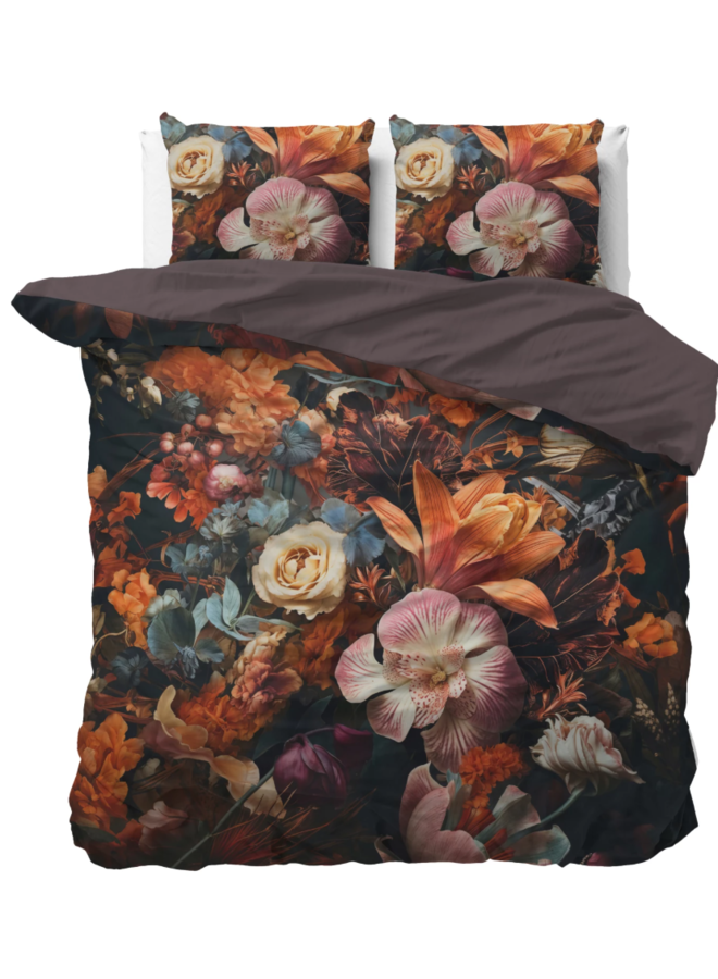 Dreamhouse Dekbedovertrek Flower Artistic Multi - Katoensatijn