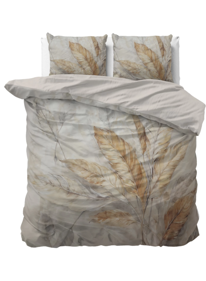 Dekbedovertrek Whole Nature Zand - Katoensatijn PL2