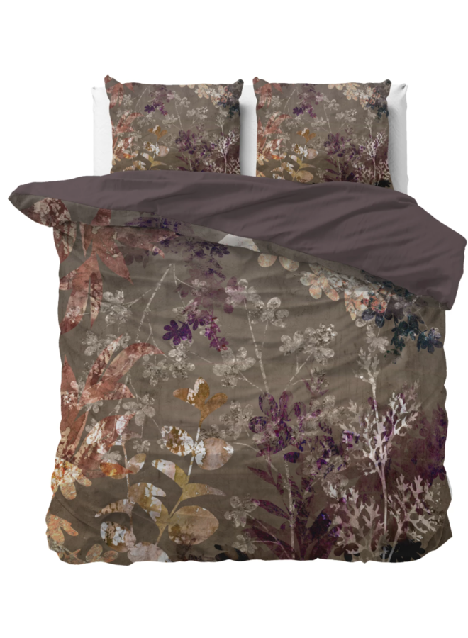 Dekbedovertrek Vivian Groen - Katoensatijn