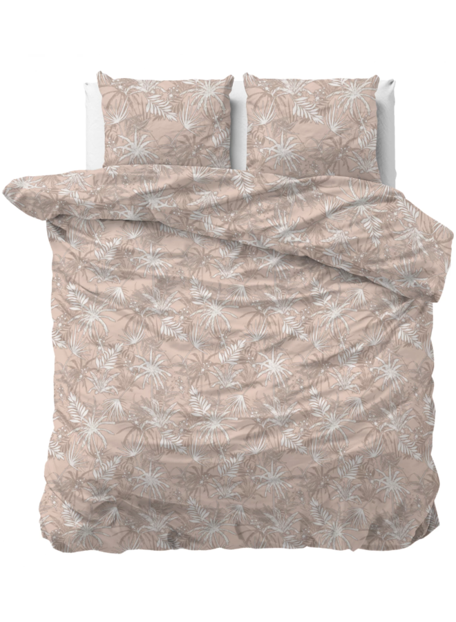 Dekbedovertrek Floor Wit - Katoensatijn PL3