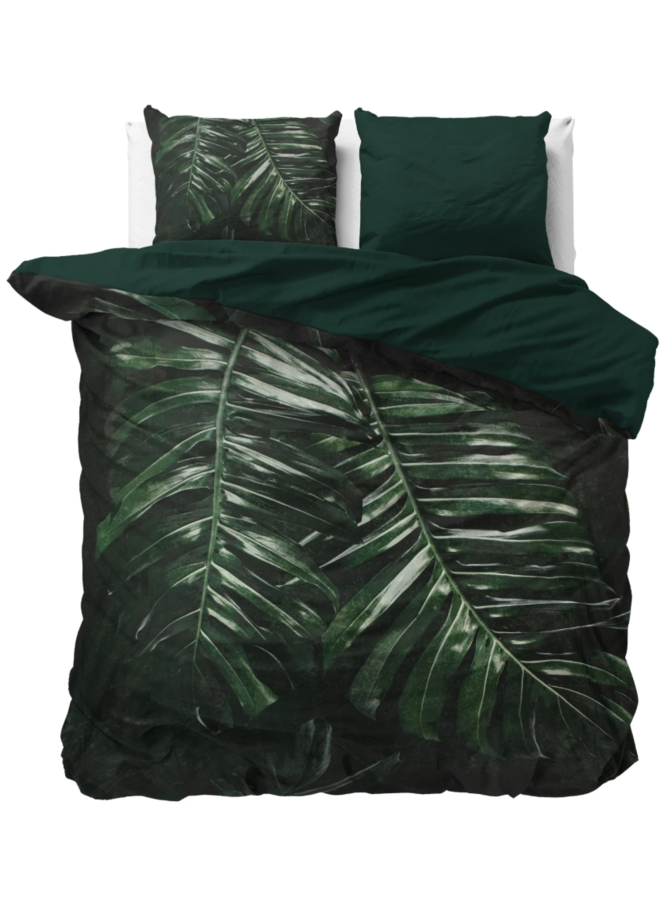 Dreamhouse Dekbedovertrek Walker Groen - Katoensatijn