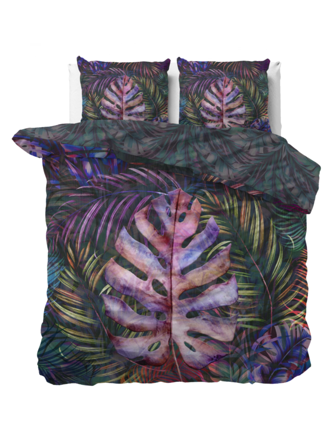 Dreamhouse Dekbedovertrek Romina Paars - Katoensatijn