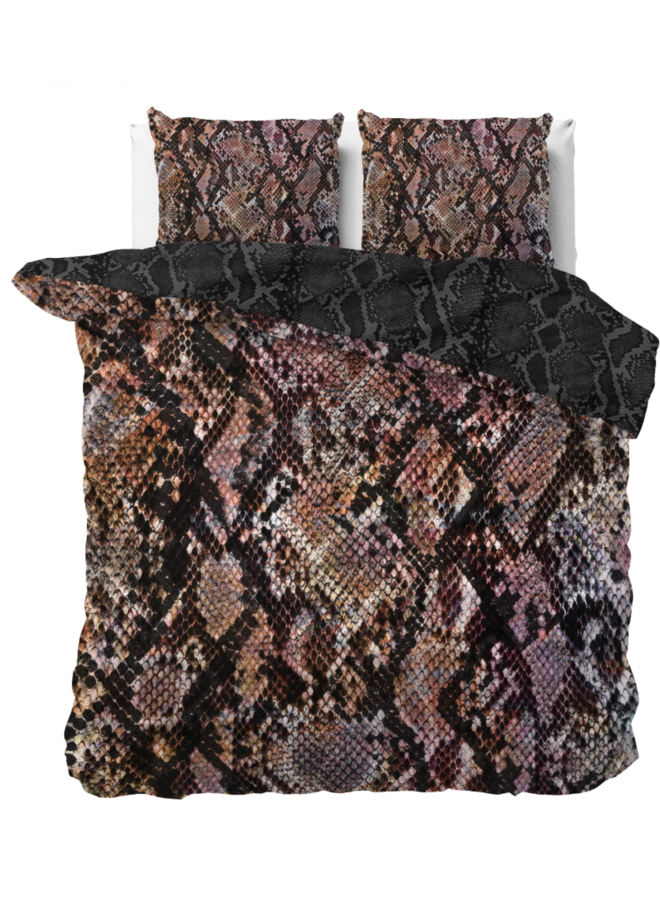 Dekbedovertrek Martina Zwart - Katoensatijn