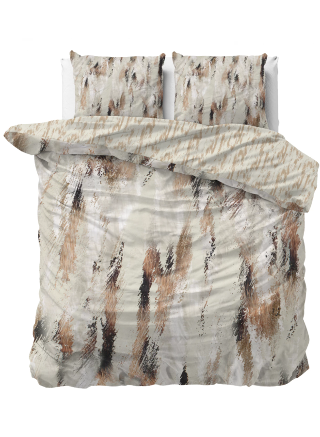 Dekbedovertrek Malvina Nude - Katoensatijn PL3