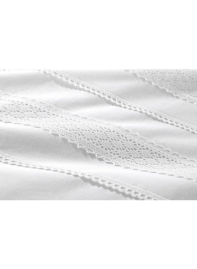 Papillon Dekbedovertrek Madrid Wit - Percale Katoen