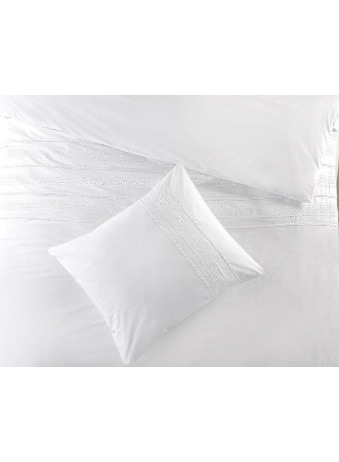 Papillon Dekbedovertrek Madrid Wit - Percale Katoen