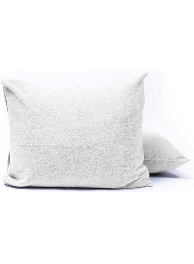 Sleeptime Kussenslopen Wit - Set Van 2 - 60x70 - Teddystof