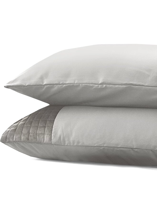 Kussenslopen Band (Set Van 2) Zand - 60x70 - Velvet