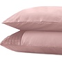 Sleeptime Kussenslopen Velvet Band Roze - Set Van 2 - Microvezel