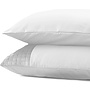 Sleeptime Kussenslopen Velvet Band Wit - Set Van 2 - Microvezel