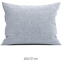 ZO! Home Kussenslopen Lino (Set van 2) Denim Blauw - 60x70 - Katoen