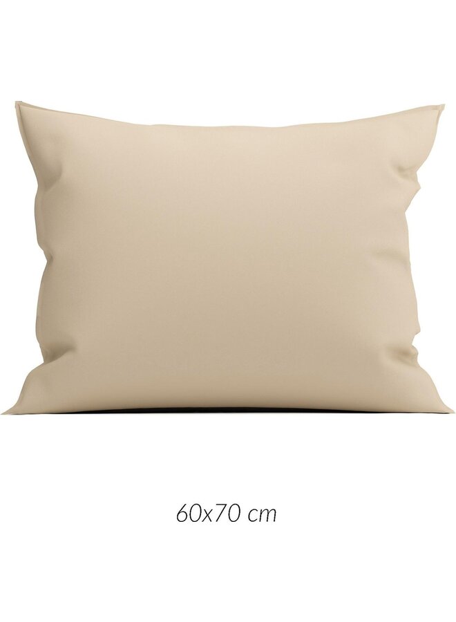 Kussenslopen Satinado (Set Van 2) Forest Zand - 60x70 - Katoensatijn