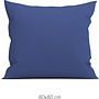 ZO! Home Kussenslopen Satinado (Set Van 2) Evening Blauw - 80x80 - Katoensatijn