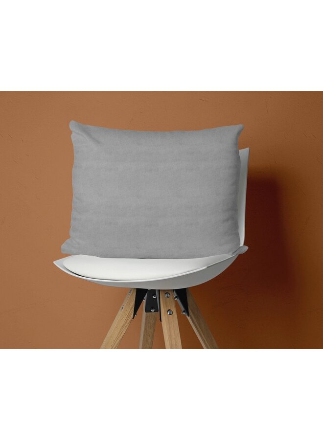 Kussenslopen (Set van 2) Grijs - 60x70 - Flanel