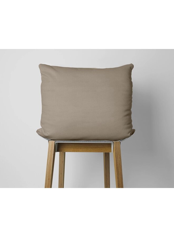 Dreamhouse Kussenslopen (Set van 2) Taupe - 60x70 - Flanel