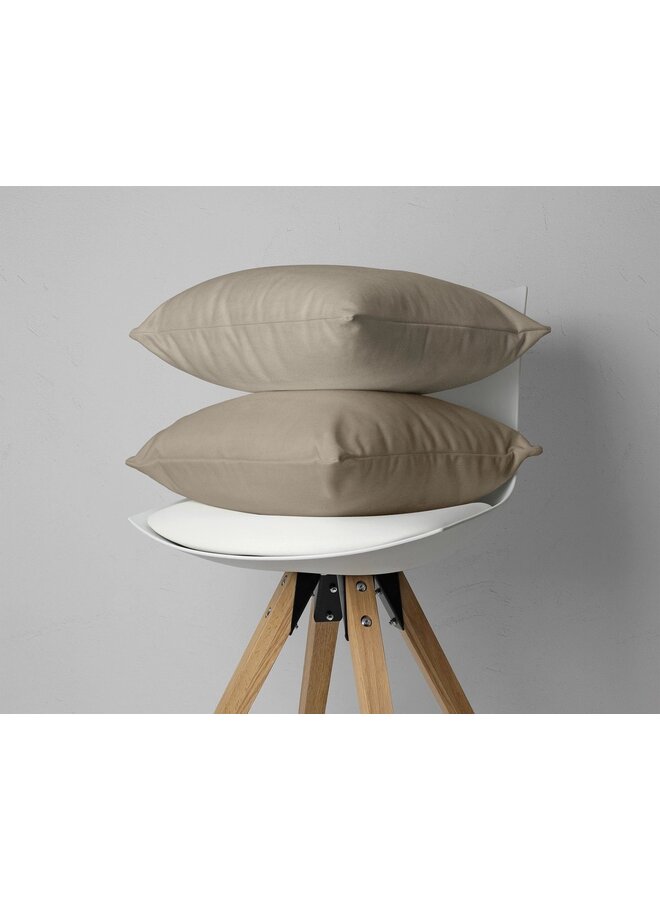 Dreamhouse Kussenslopen (Set van 2) Taupe - 60x70 - Flanel