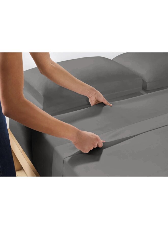 Dreamhouse Laken Grijs - Katoen