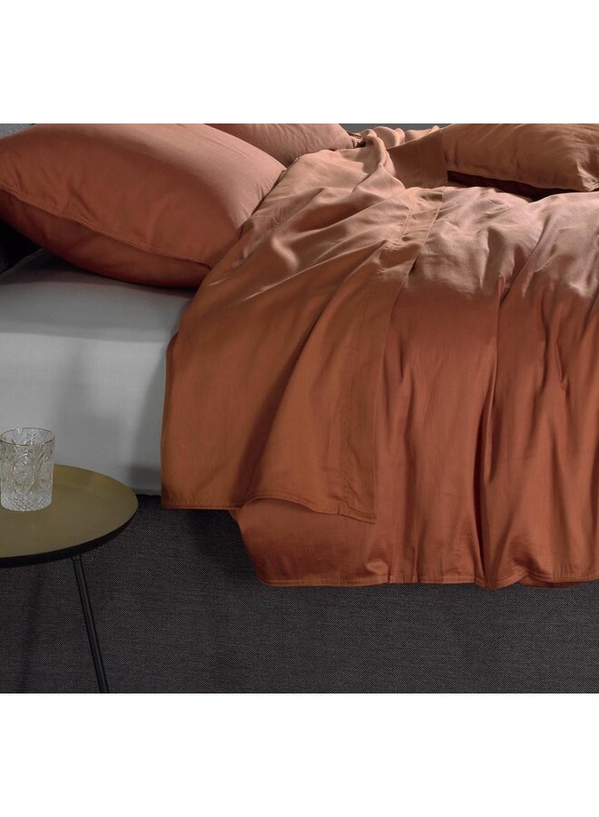 Laken Oranje - Katoensatijn