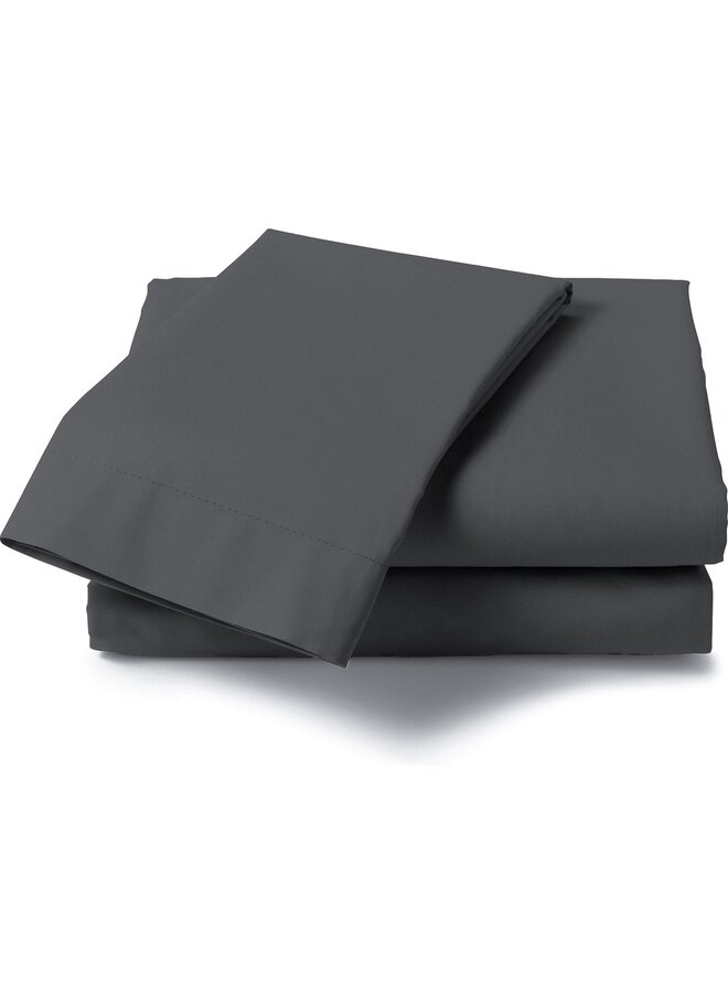 Heckett & Lane Laken Antraciet - Katoensatijn